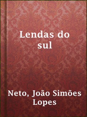 cover image of Lendas do sul